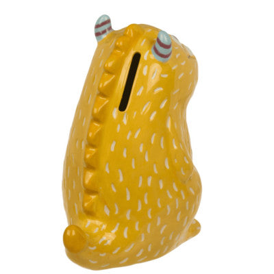  Tirelire Monstre Jaune - 15 Cm