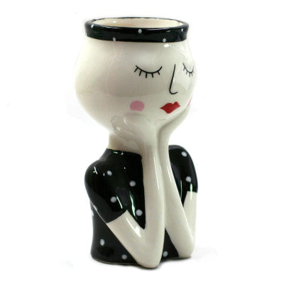  Vase Women Céramique 15 Cm Petit Modèle