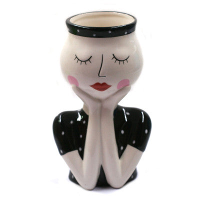  Vase Women Céramique 21 Cm